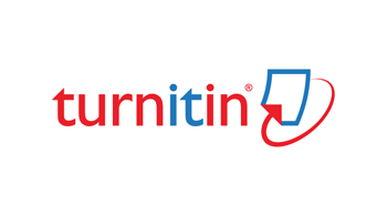turnitin logo
                  depicts text 'turnitin' in red and blue with
                  registered trademark and an icon of a student paper
                  with an arrow. 
