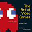 Cover image for <i>The Art of Video Games</i> exhibition book with red <i>Pac-Man</i> character on black background.