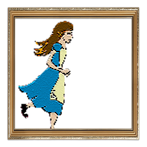 A pixelated Alice