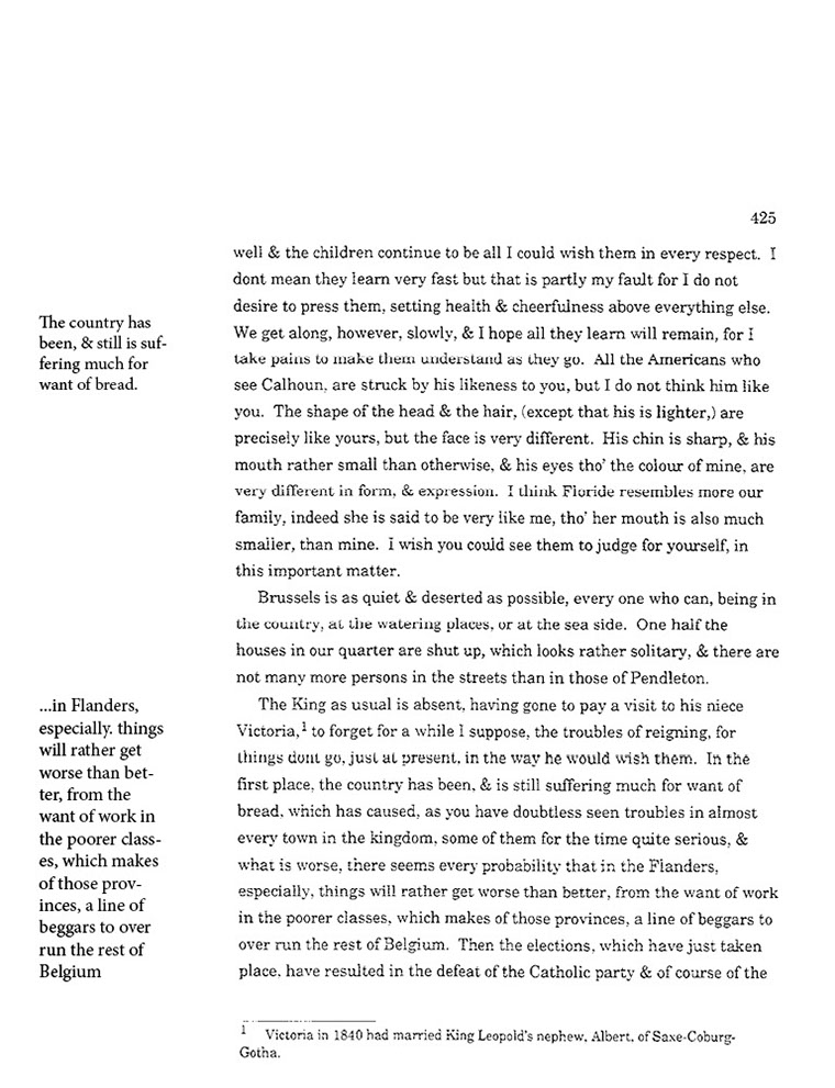 text-heavy image of letter annotated with quotations