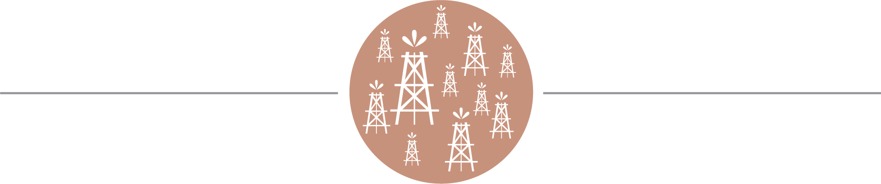 Single oil well clip art