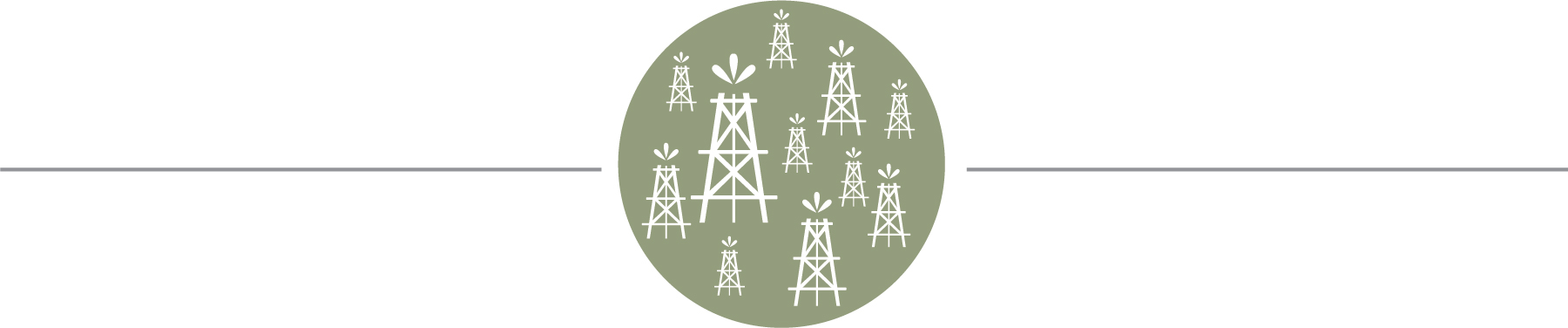 Single oil well clip art