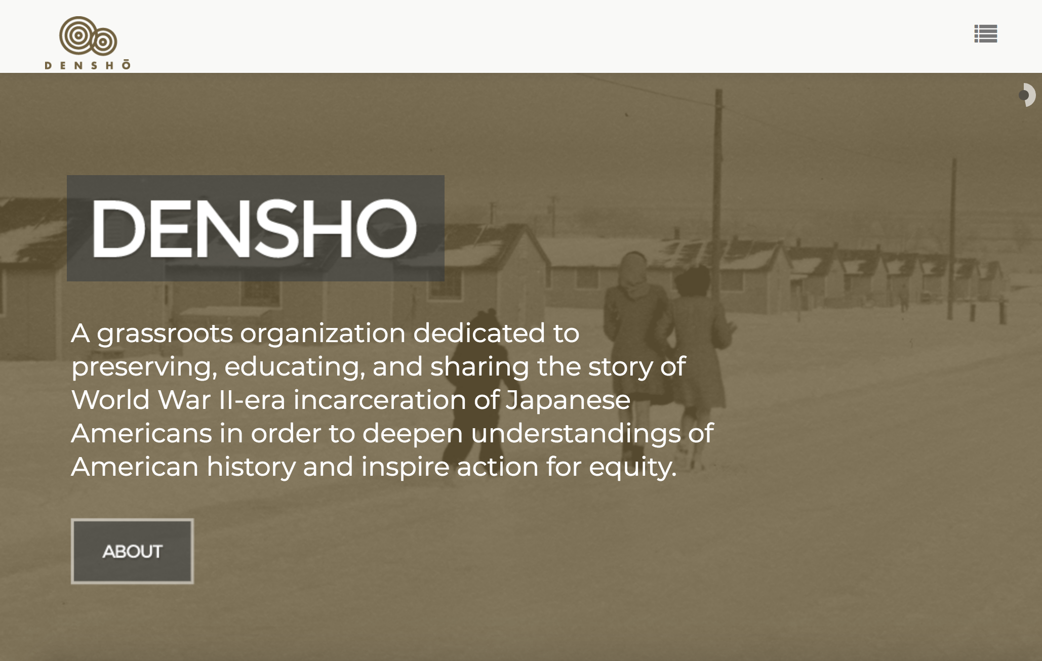 Densho home page