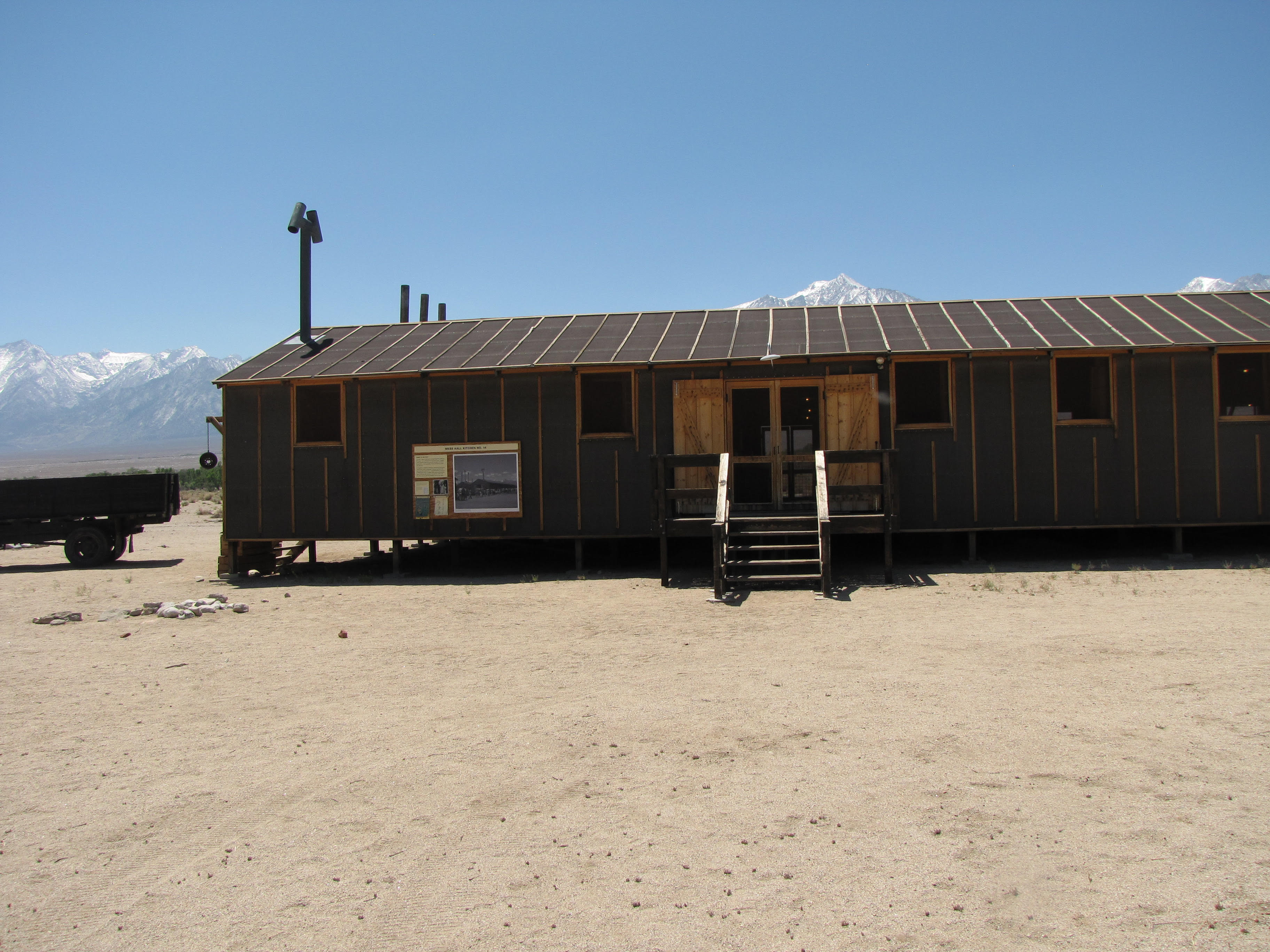 acsimile barrack at Manzanar