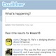 screenshot of twitter with hashtag #cccc2010 from 2010-era Twitter interface