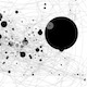 IOGraphica mouse tracking: a series of many squiggly lines with black circles