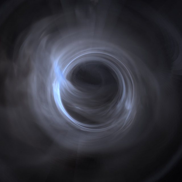 An image of a black hole.