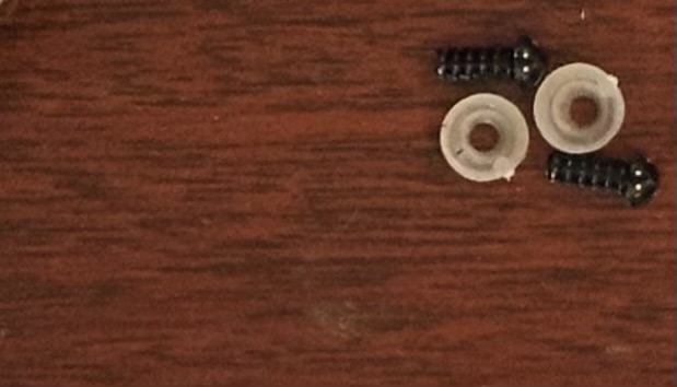 A pair of safety eyes.